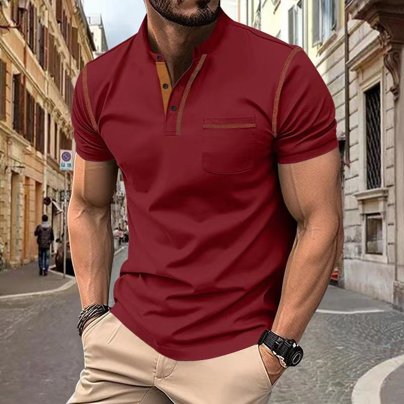 Short-Sleeved Polo Shirt - Summer Casual Quick-Dry Tops for Men
