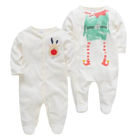 Baby Romper Jumpsuit - Unisex Long Sleeve Outfit