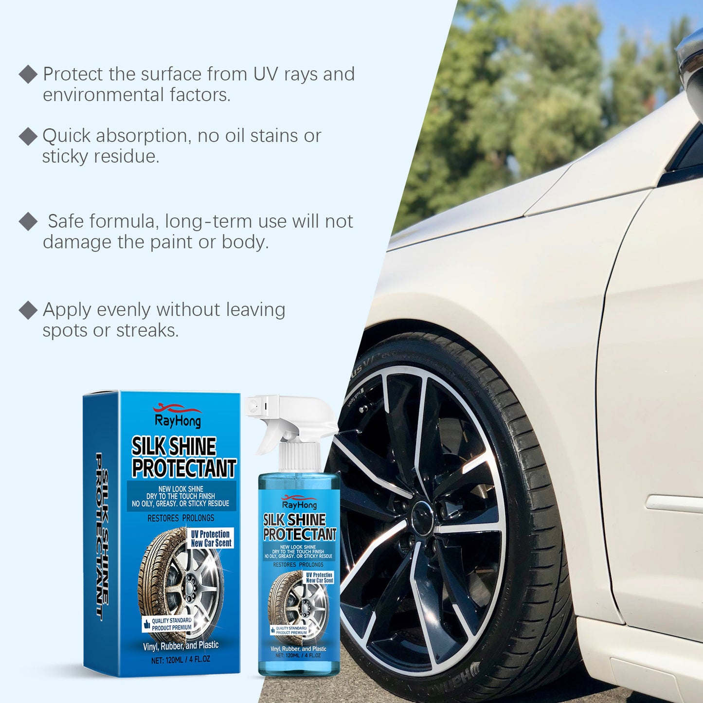 Car Wheel Protector Foam Cleaning And Maintenance