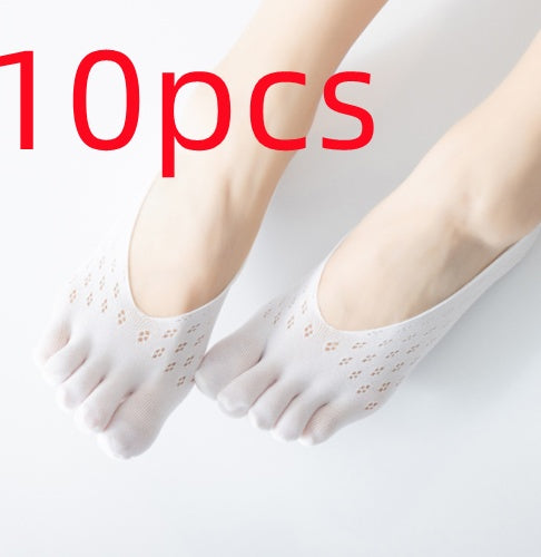 Women's Velvet Five Toe Socks - Breathable & Sweat-Absorbing