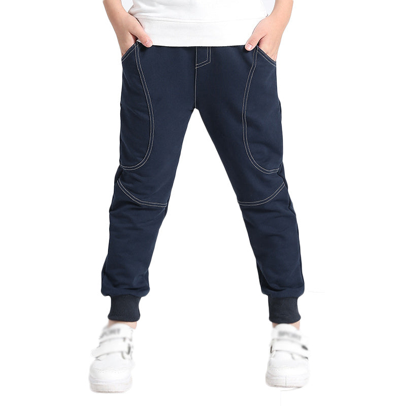 Spring and Autumn Children's Pure Cotton Casual Sports Pants