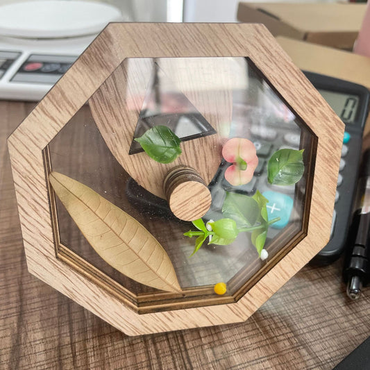 Wooden DIY Rotating Kaleidoscope Kit Outdoor Kids Toys