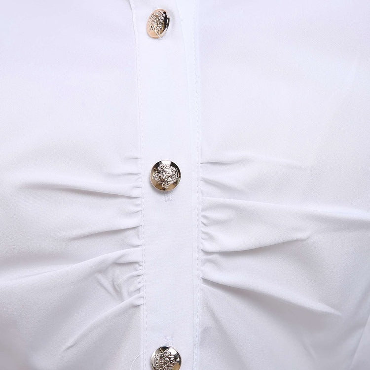 Women's Formal White Bottoming Shirt