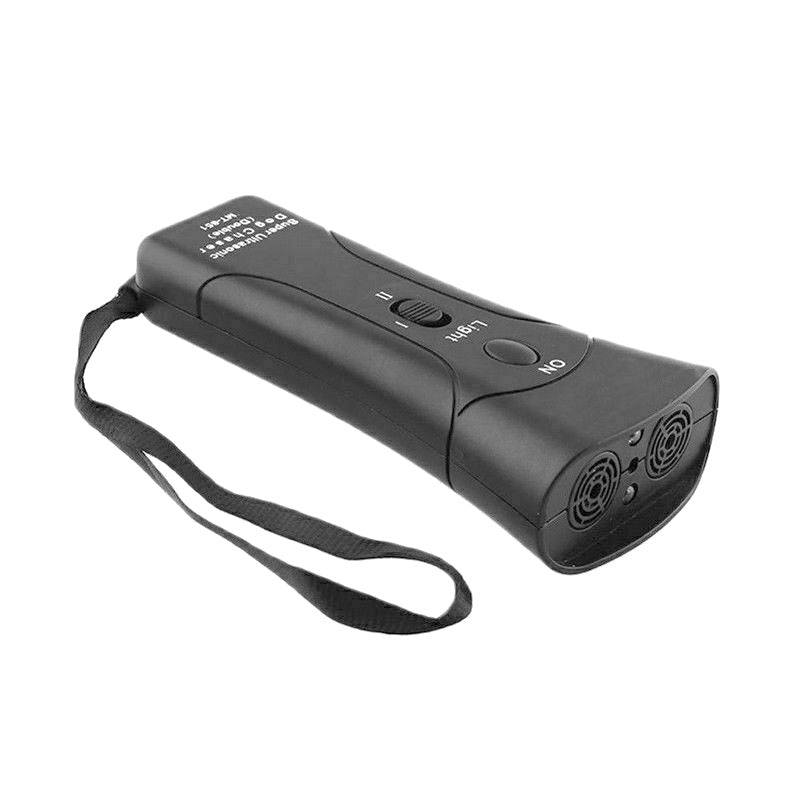 3-in-1 Anti Barking Dog Training Device Ultrasonic Dog Training Repeller LED Flashlight