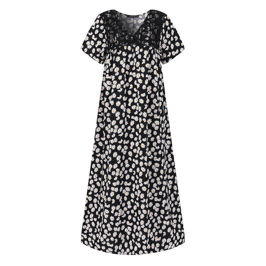 Floral short sleeve dress