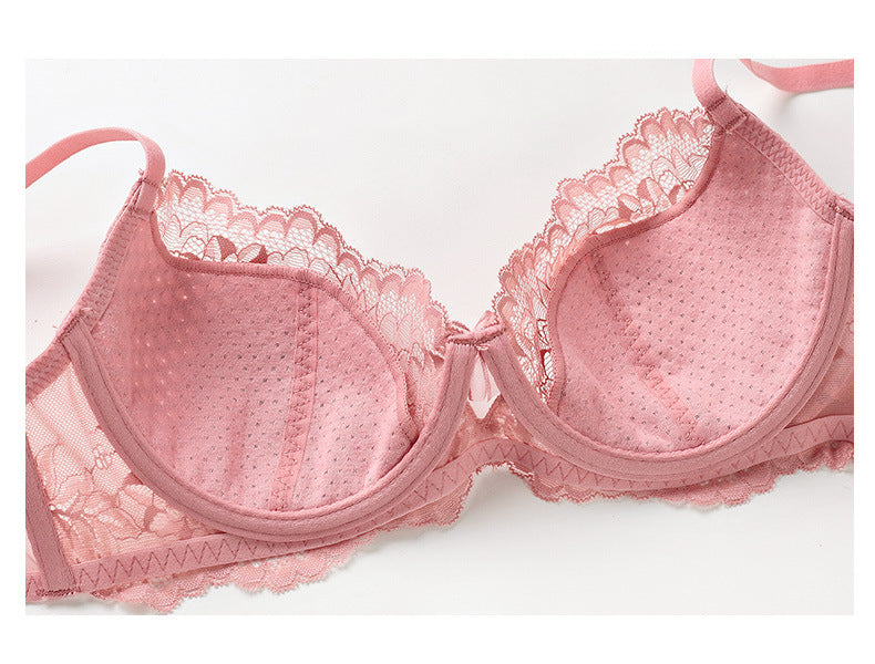 Women's Nylon Bra and Underwear Set – Elegant and Comfortable