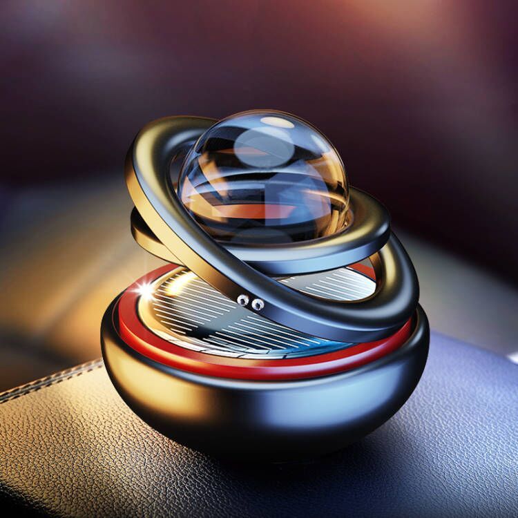 Solar Rotating Car Aroma Decoration