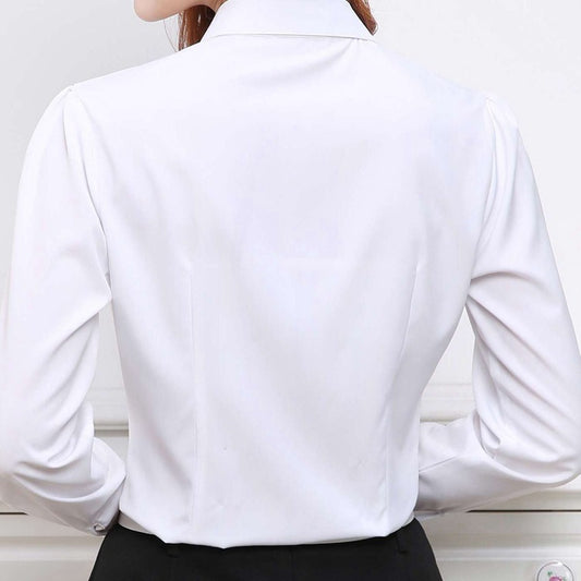 Women's Formal White Bottoming Shirt