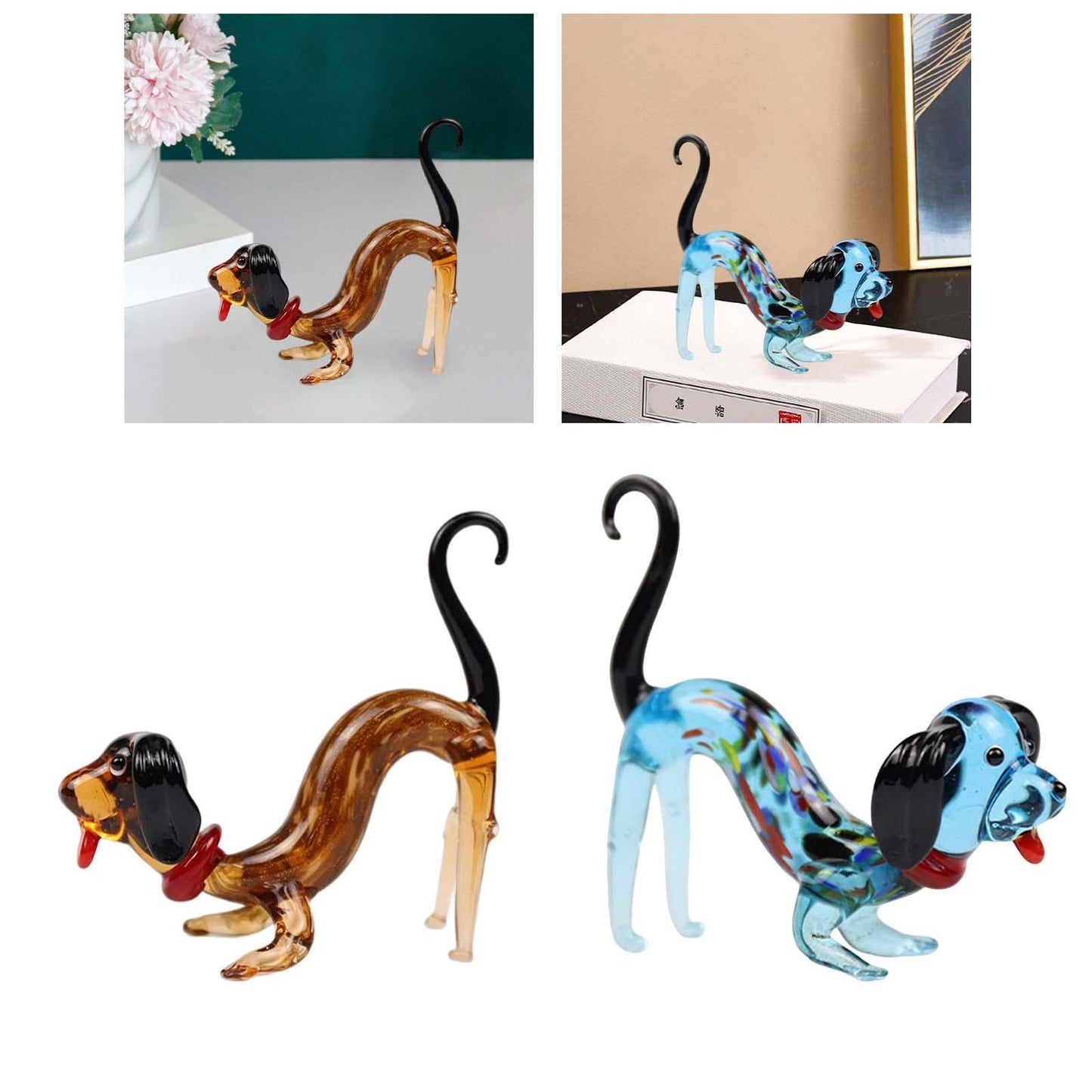 Home Creative Glass Animal Decoration