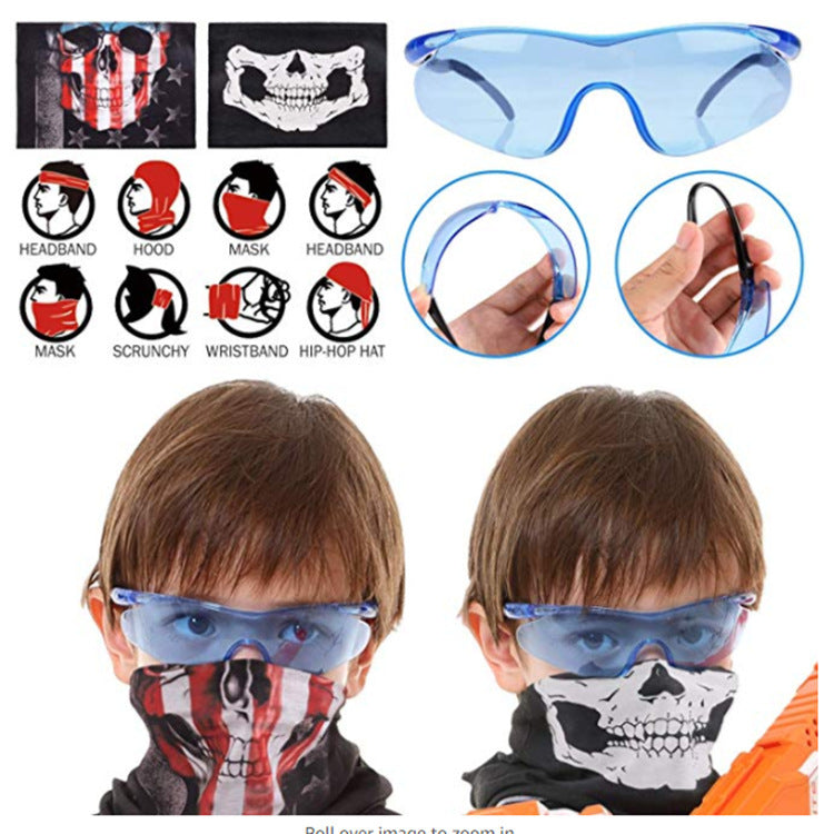 Children's Tactical Vest Equipment Soft Bullet Gun Attack Elite Series NeF Accessories Set