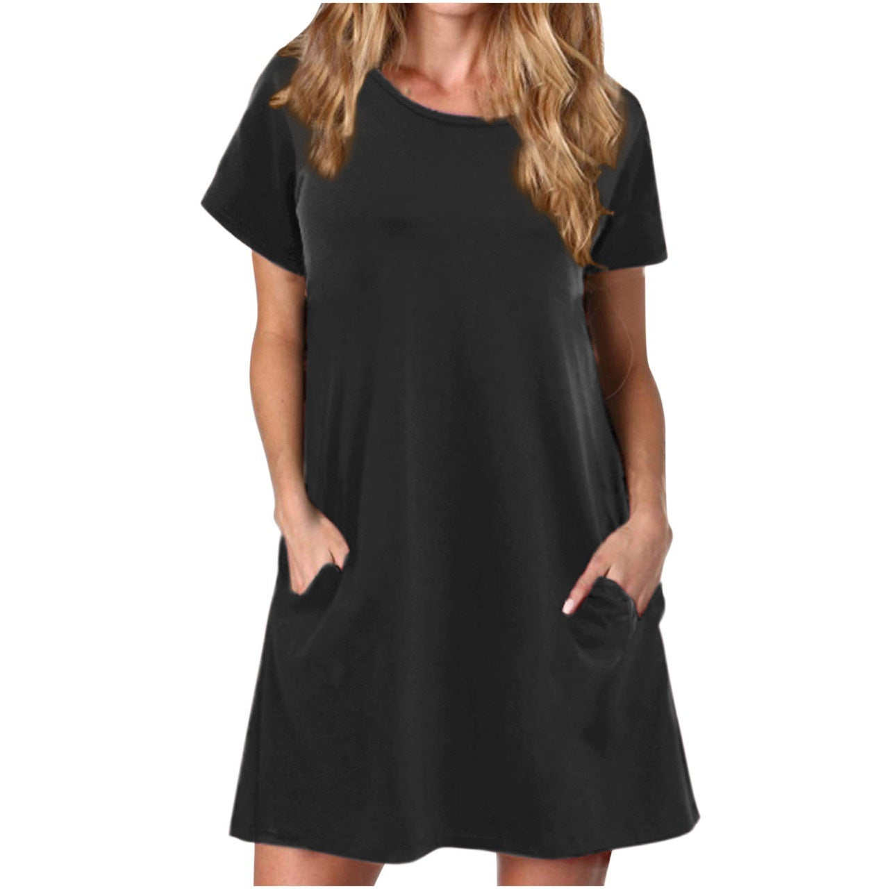 Summer Pullover Medium Style Dress for Women