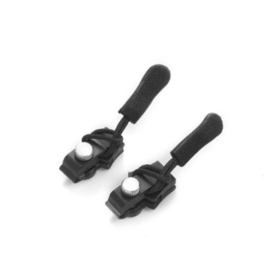 Two black plastic components with white balls on a white background, labeled '100pcs'.