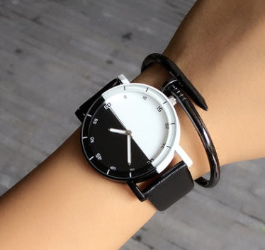 Black & White Mosaic Harajuku Couple Watches
