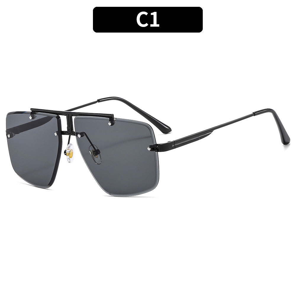 Square Frame Retro Sunglasses for Men
