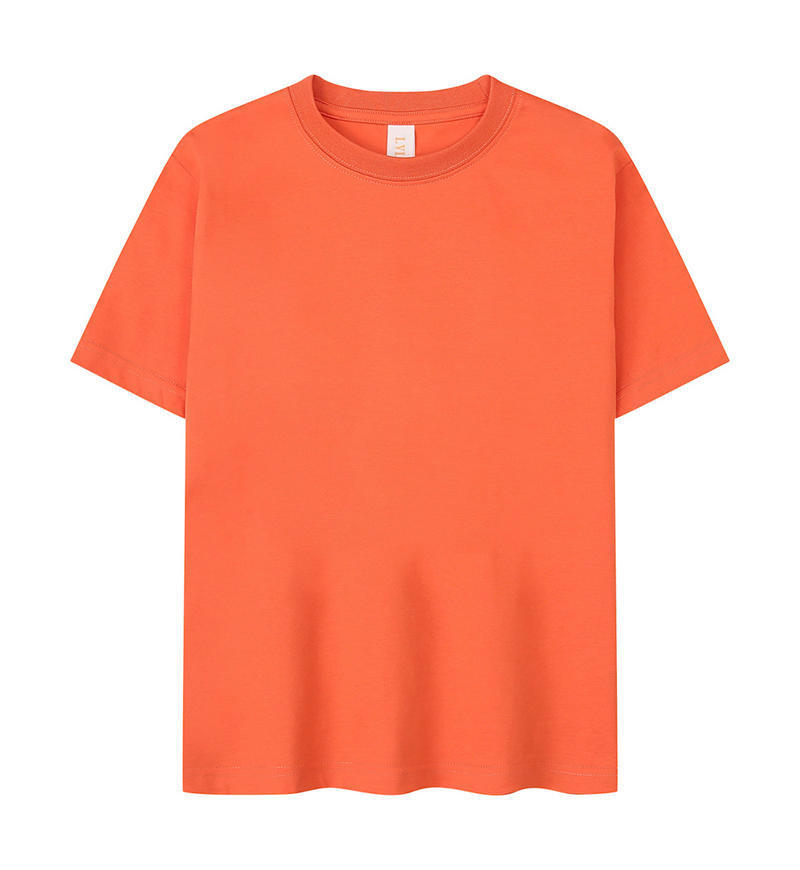 Children's Solid Color Round Neck Short Sleeves T-shirt