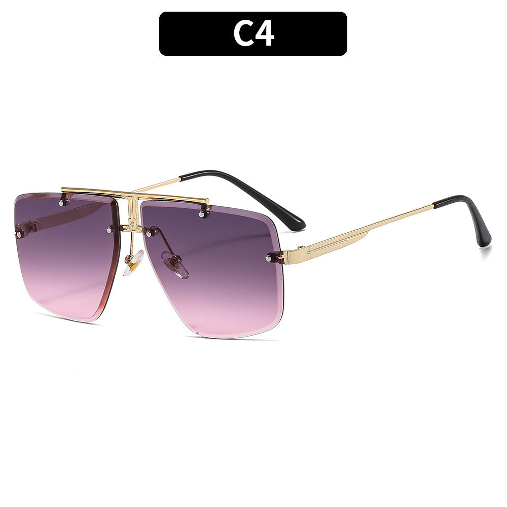 Square Frame Retro Sunglasses for Men