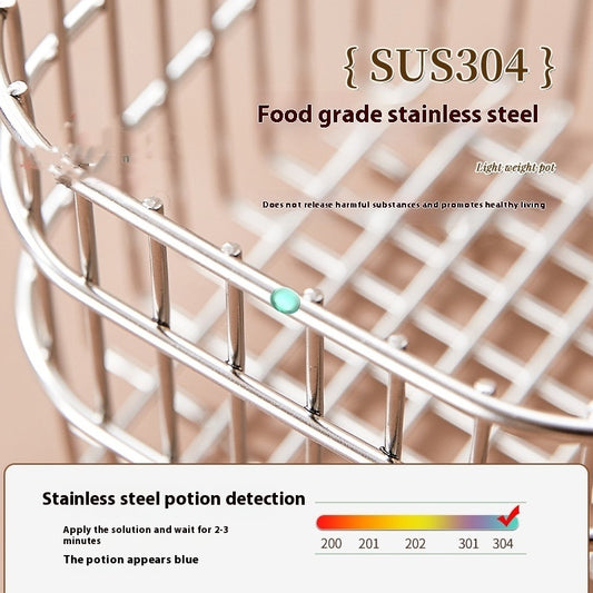 Kitchen Storage Rack Draining Basket Household