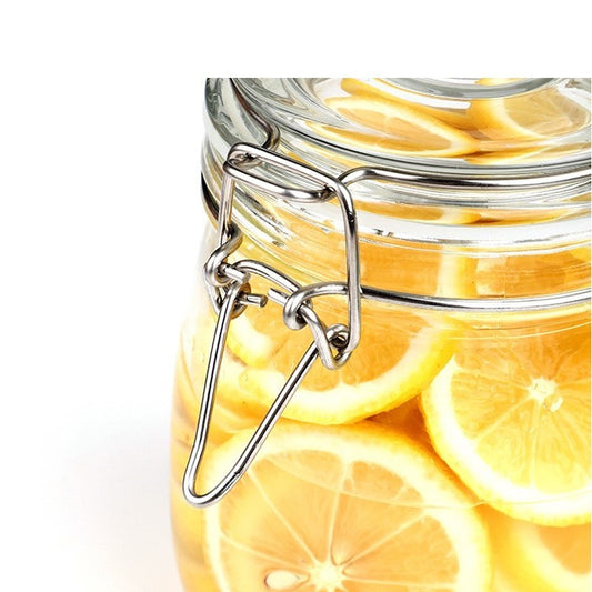 Glass Sealed Cans For Kitchen Food