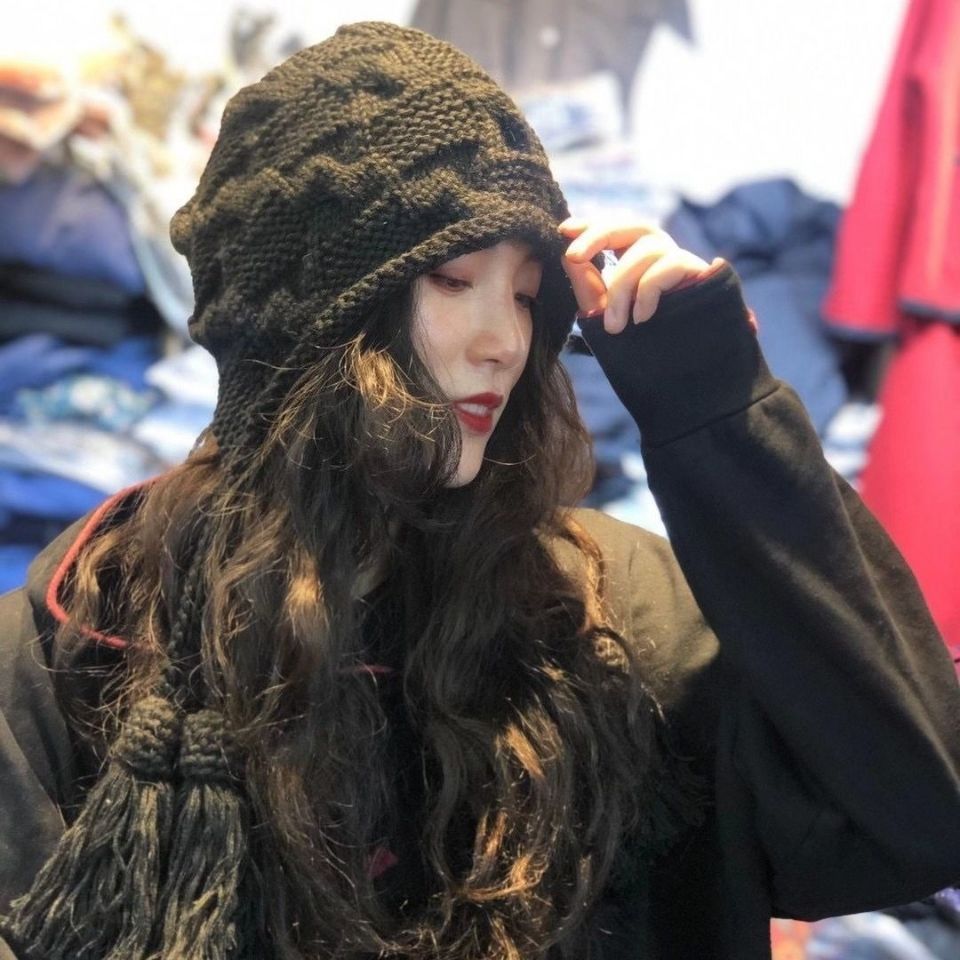 Literary And Artistic Personality Warm And Western Goddess Fan Wool Hat
