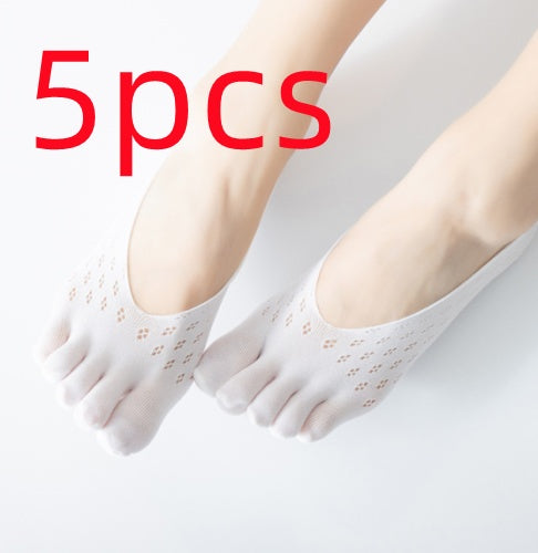 Women's Velvet Five Toe Socks - Breathable & Sweat-Absorbing
