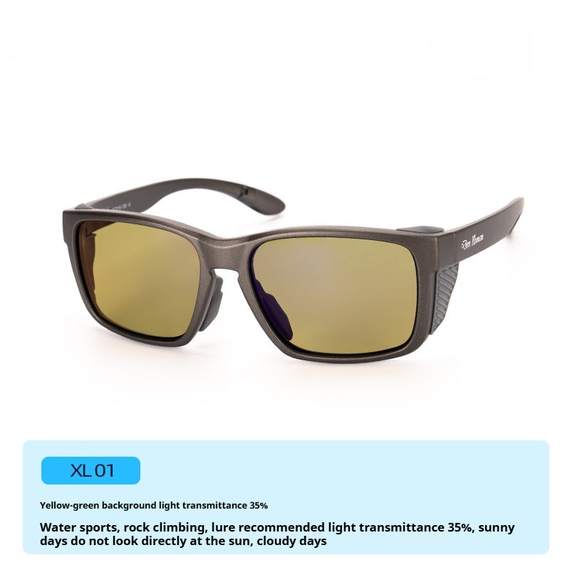Outdoor Polarized Sunglasses - Anti-Shedding Full Rim Frame for Driving, Fishing, and Sailing