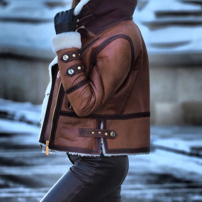 Letter female jacket