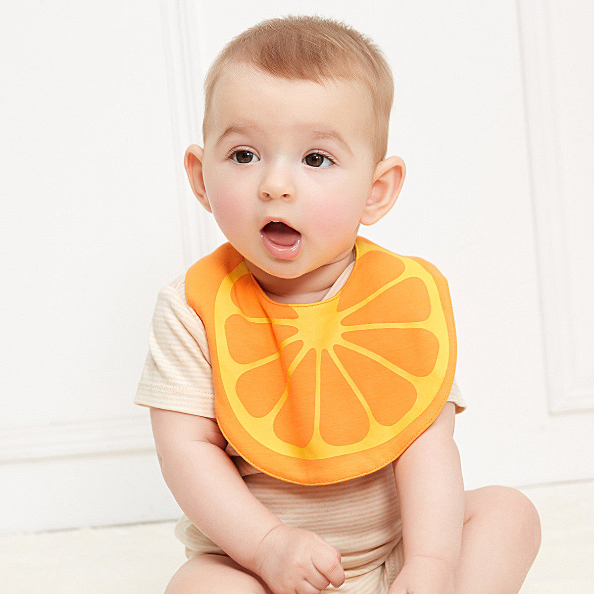 Baby Saliva Towel Baby Fruit Double Newborn Bib Pocket Cotton