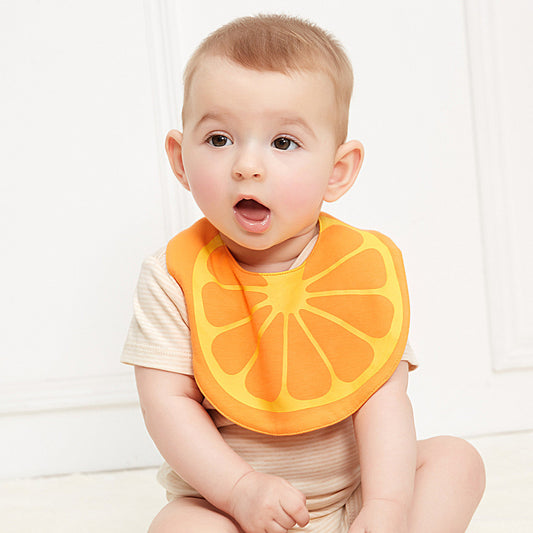 Baby Saliva Towel Baby Fruit Double Newborn Bib Pocket Cotton