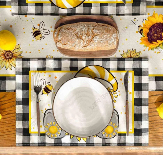 Summer Mats Refreshing Lemon Table Decoration Non Slip