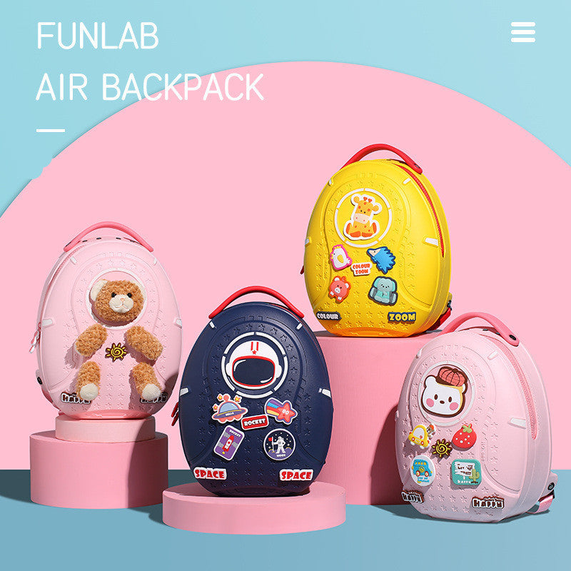 Trendy Cartoon DIY Kids Backpack - Stylish School Bag