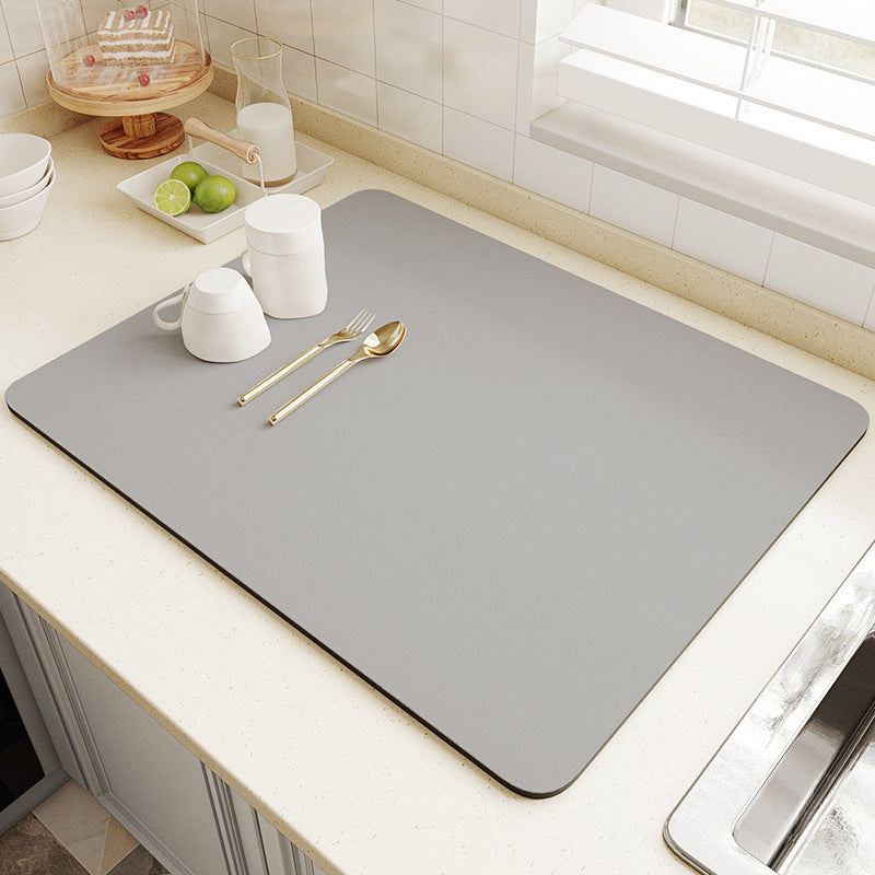 Modern & Minimalism Kitchen Countertop Water Draining Pad
