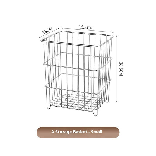 304 Stainless Steel Kitchen Draining Storage Basket