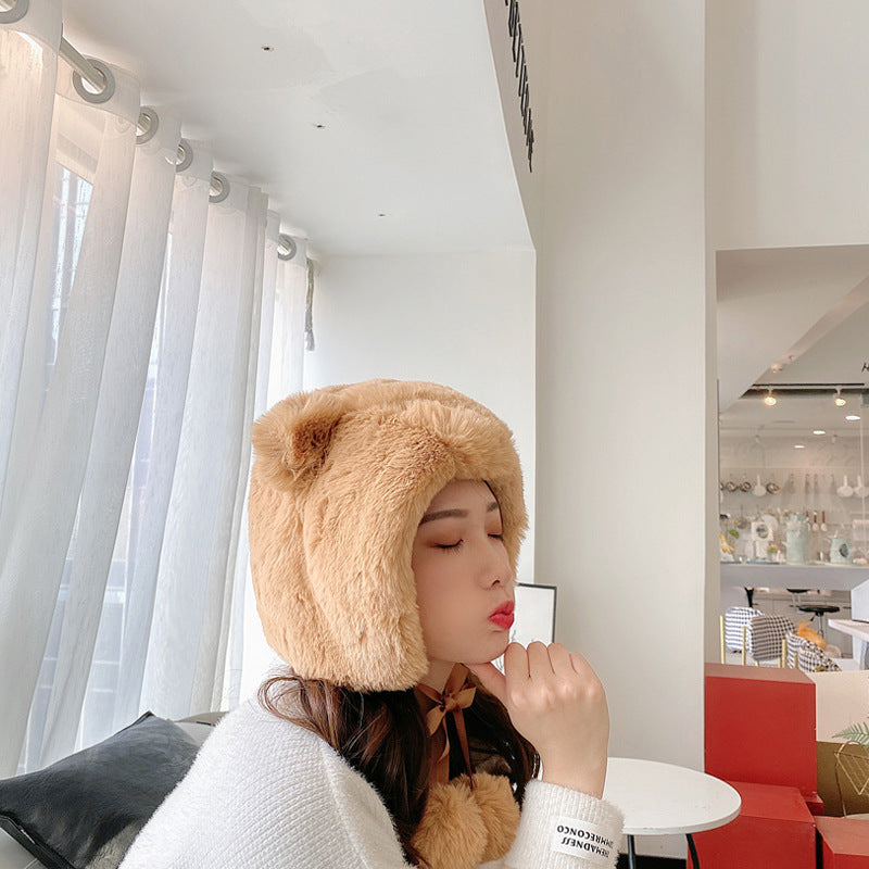 Women’s Cute Earmuff Hat for Autumn & Winter