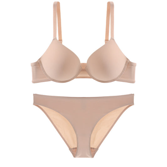 Cross Backless Bra Panties Set