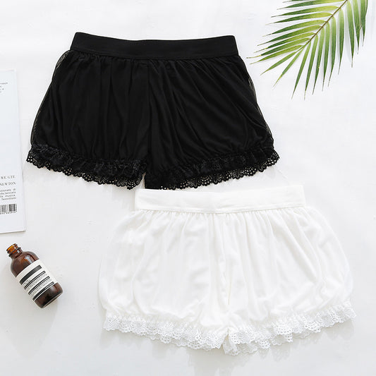 Summer White Jk Lolita Leggings Shorts Female Outer Wear Lolita Safety Pants Anti-empty Japanese Bloomers