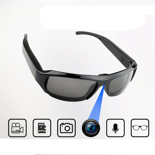 1080p HD Camera Glasses for Outdoor Shooting