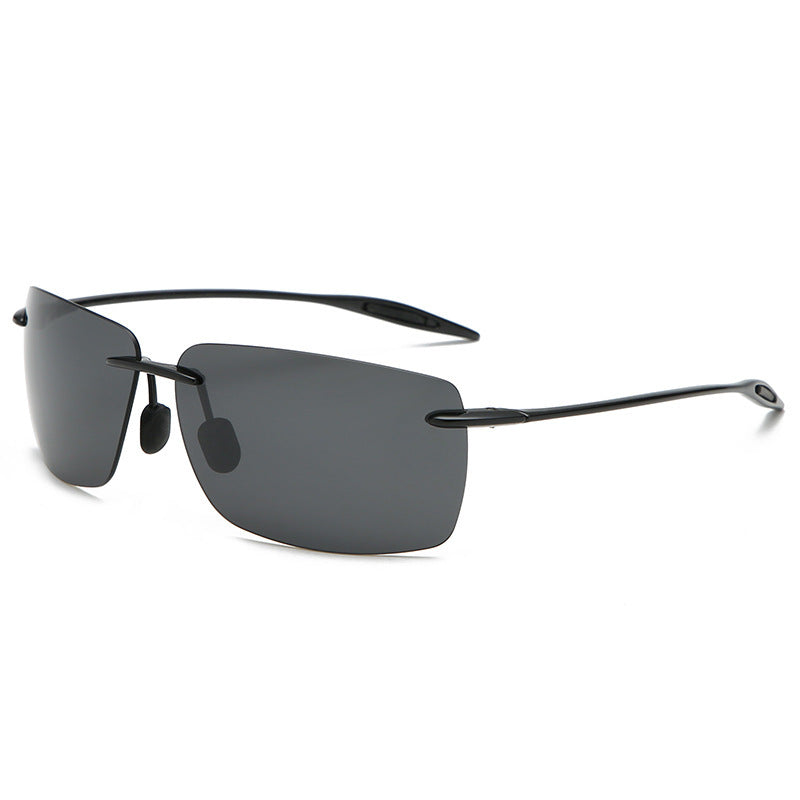 Light Rimless TR90 Sunglasses for Men
