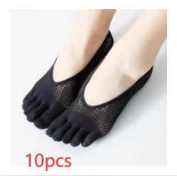 Women's Velvet Five Toe Socks - Breathable & Sweat-Absorbing