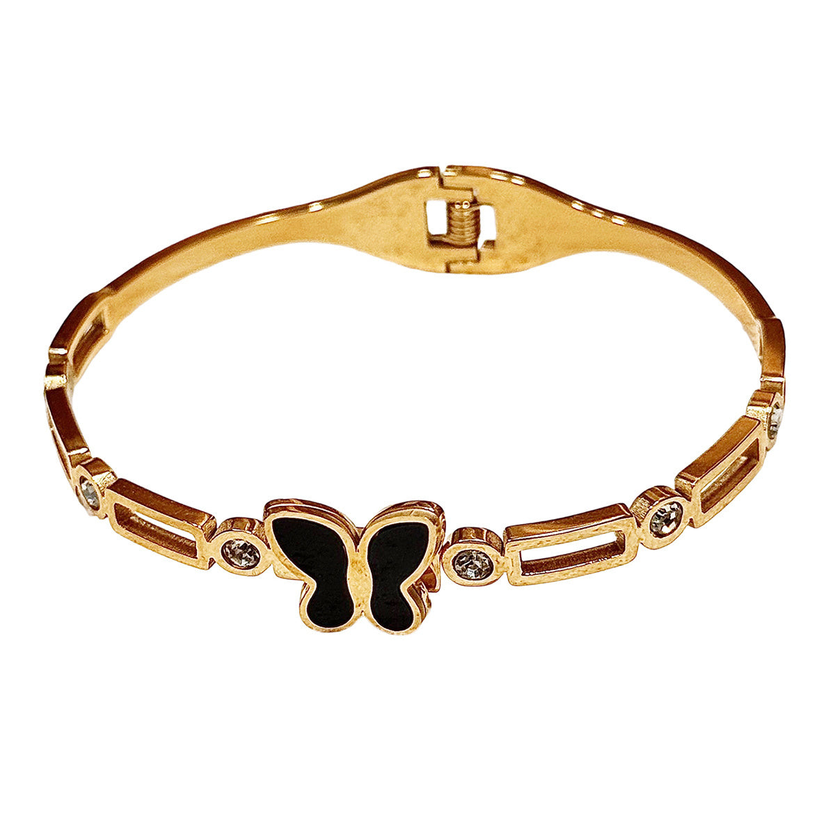 Lxalry Gold Electroplated Pure Iron Cuff Bracelet Handmade Minimalist Jewelry For Women Luxury Everyday Formal Wear Essential With Secure Comfort Fit