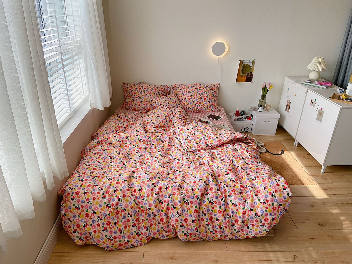 Four Piece Cotton Comfortable Bed Sheet Bedding Set