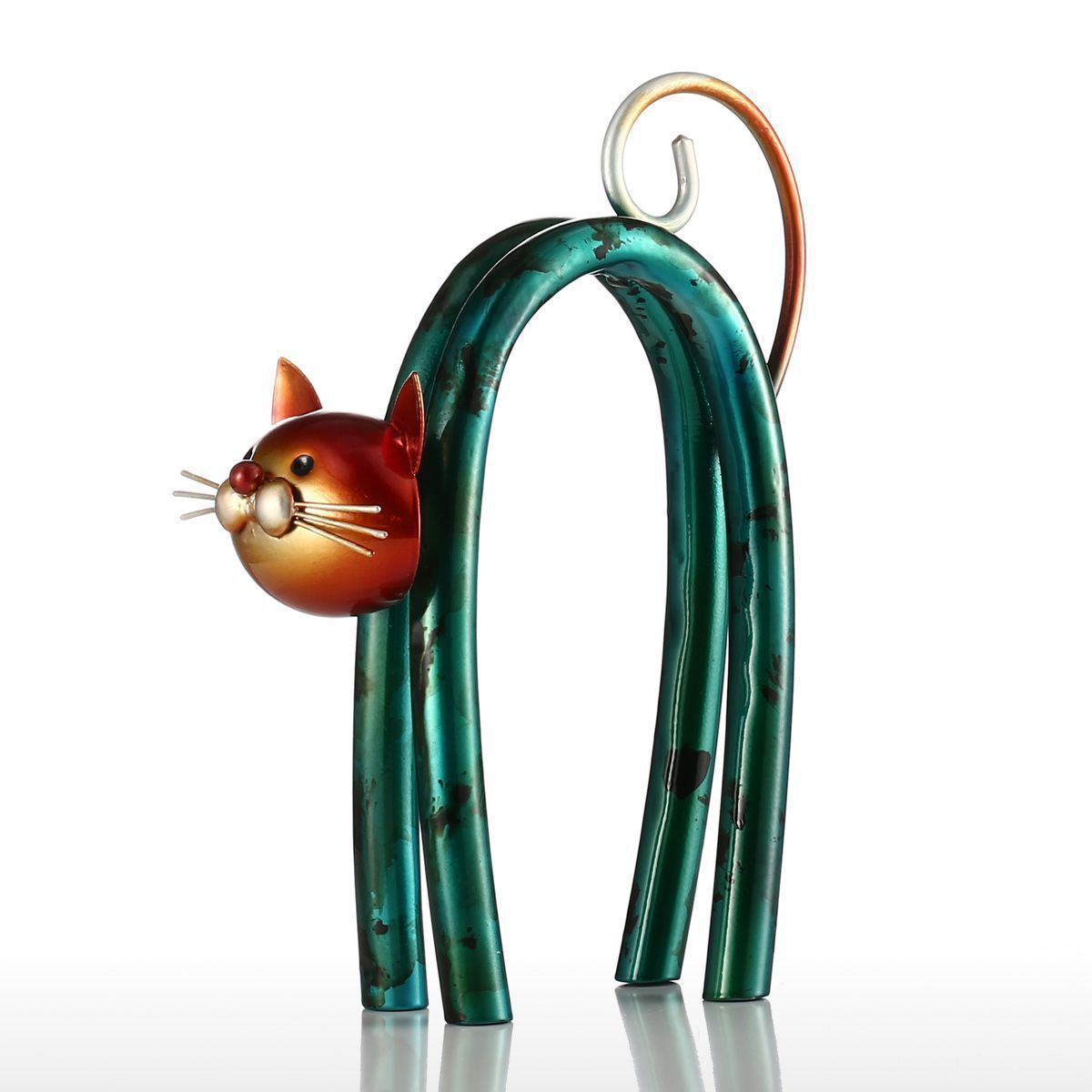 Spring Kitten Woven Iron Home Decoration