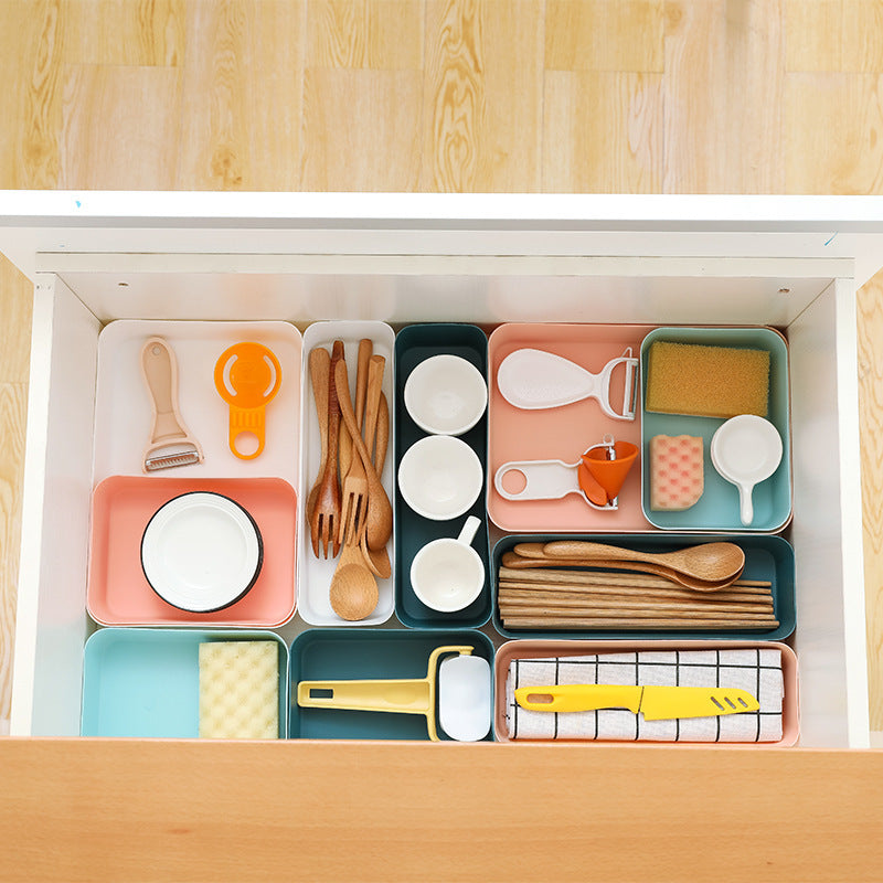 Drawer divider storage box kitchen tableware small box
