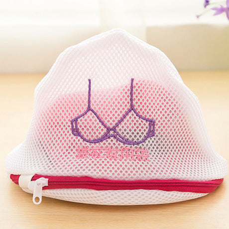 Japanese Style Embroidered Fine Mesh Extra Thickening Laundry Bag Suit Bra Underwear Wash Bag Machine Washable Mesh Bag Laundry Protection Bags
