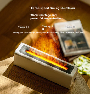Colorful Simulation Flame Aroma Diffuser Usb Plug-in Air Humidification Fragrance Machine