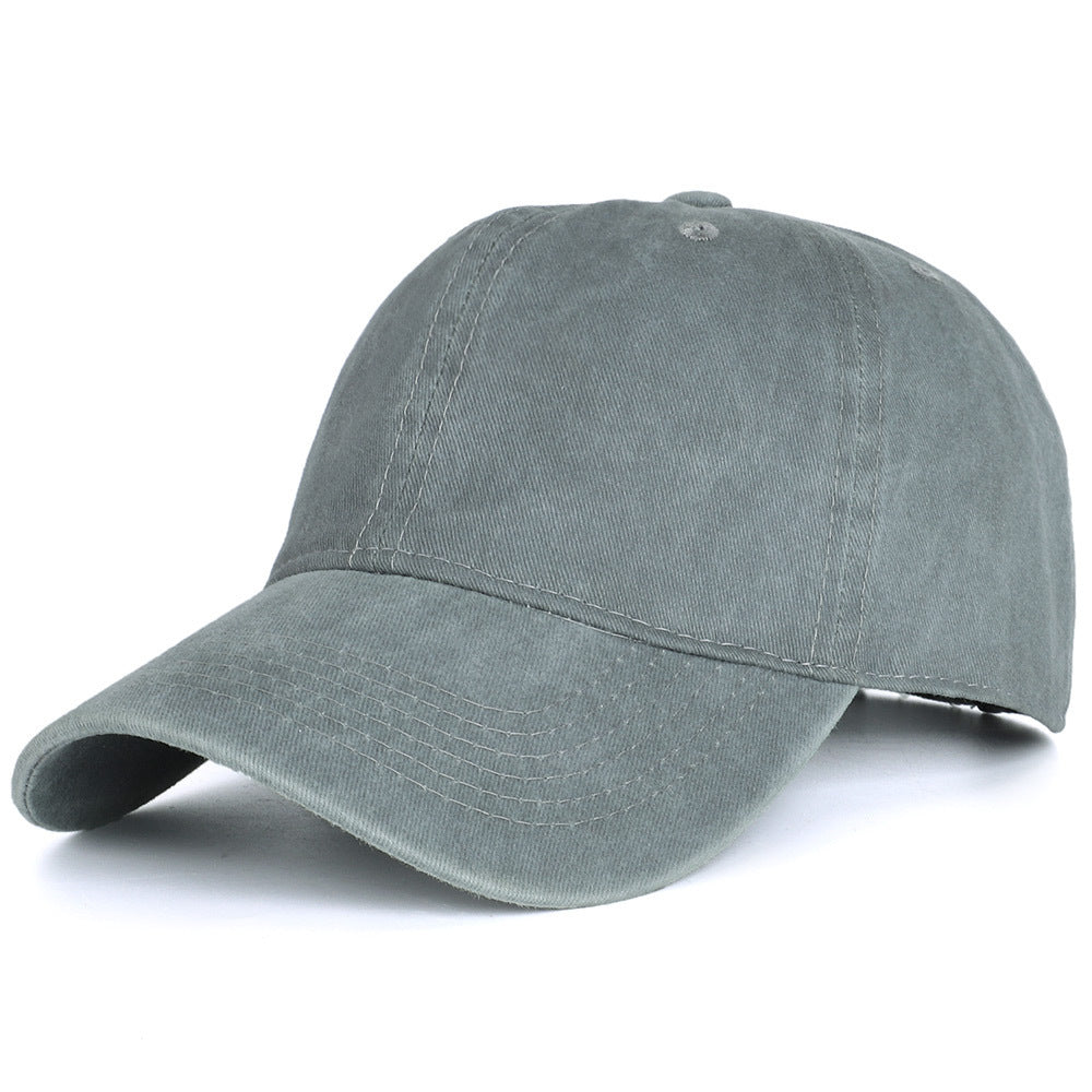 Unisex Washed Cotton Distressed Baseball Cap
