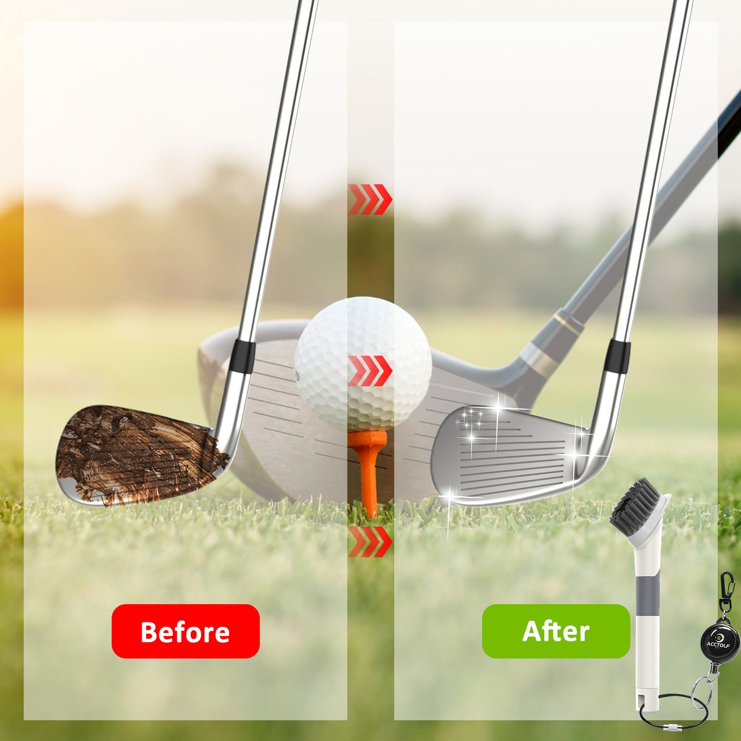Brush Suitable For Golf Cleaning And Washing Tools