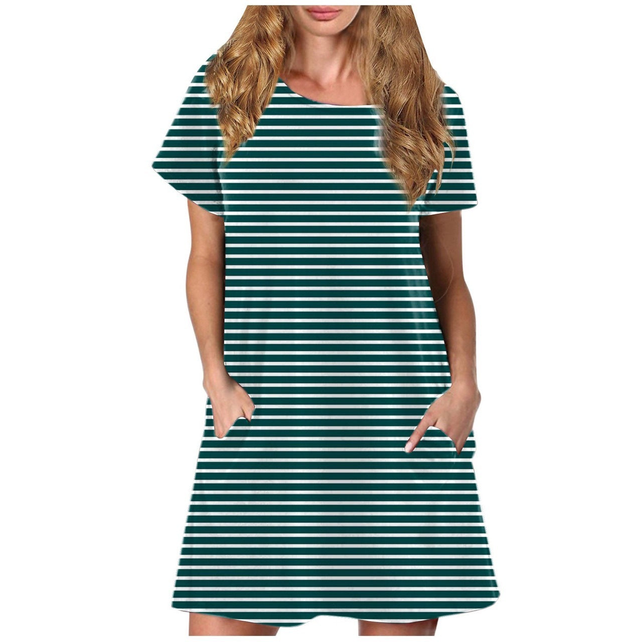 Summer Pullover Medium Style Dress for Women