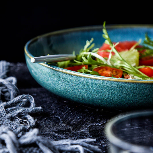 Ceramic Deep Plate - Round Dinner Plate & Soup Plate