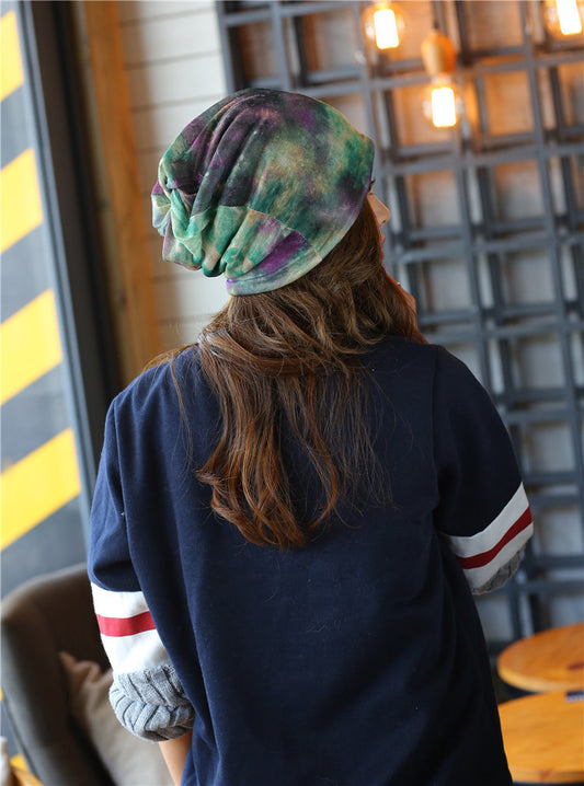 Starry Sky Graffiti Multifunctional Polyester Hood