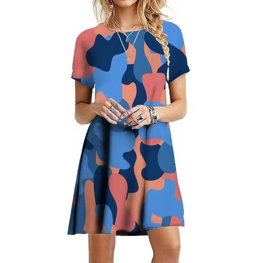 Summer Female Military Camouflage Skirt